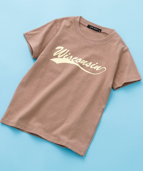 SHISKY（シスキー）の「SHISKY / シスキー ビッグシルエット プリント カットソー 半袖 キッズ（Tシャツ/カットソー・キッズ・ベージュ/ネイビー/オフホワイト/ミント/モカ/ホワイト系その他/グレー系その他/ブラウン系その他/ベージュ系その他/ブルー系その他/オレンジ系その他/ベージュ系その他2/グレー系その他2/ホワイト系その他2/ブラウン系その他2/オレンジ/杢グレー/グリーン系その他/チャコール/グリーン系その他2・110/130/150/120/140/160）」の9枚目の写真