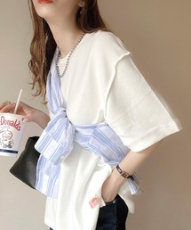 Java | 《JaVaジャバ コラボ》ふわり滑らか♪USAコットンパイル地Tシャツ(Tシャツ/カットソー)