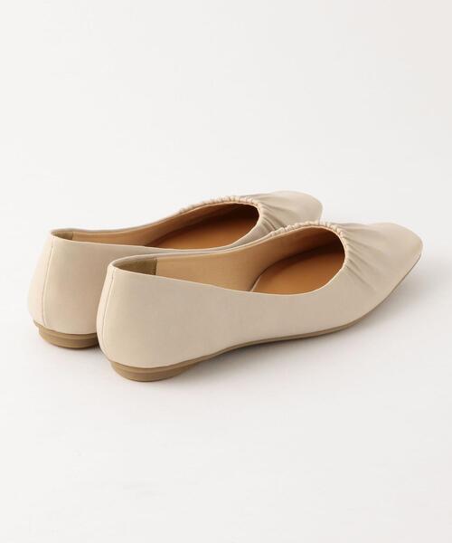 closet story（クローゼットストーリー）の「＜closet story＞ ギャザースクエア フラットシューズ（その他シューズ・レディース・ブラック/ベージュ/シルバー・23cm/23.5cm/24cm/24.5cm）」の11枚目の写真