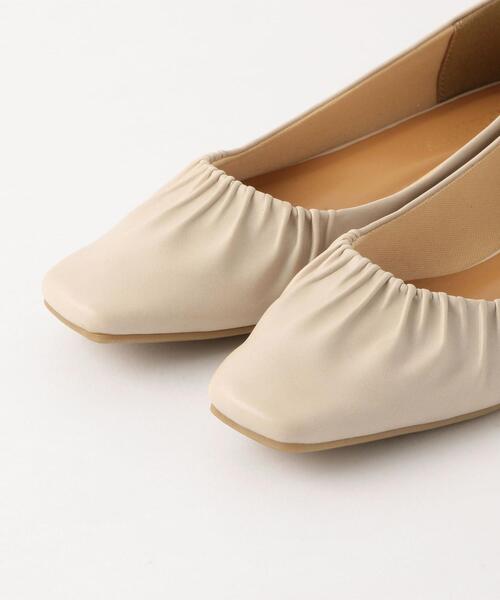 closet story（クローゼットストーリー）の「＜closet story＞ ギャザースクエア フラットシューズ（その他シューズ・レディース・ブラック/ベージュ/シルバー・23cm/23.5cm/24cm/24.5cm）」の12枚目の写真