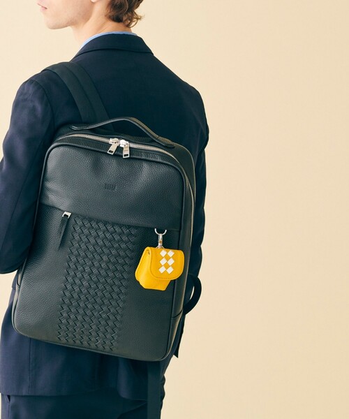 セール レザー イントレチャート Takeo レザー Kikuchi スリムリュック バックパック リュック Takeo Kikuchi タケオキクチ