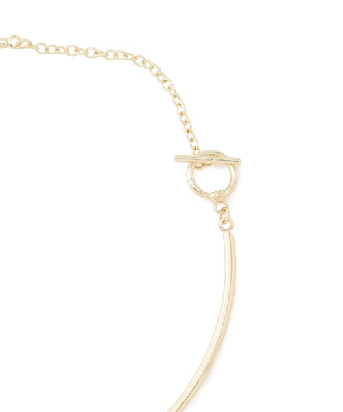 VIS（ビス）の「フェイクレザーチョーカー（チョーカー・レディース・ホワイト/グリーン系その他/キャメル・FREE）」の7枚目の写真