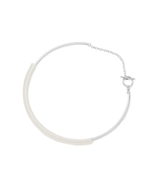 VIS（ビス）の「フェイクレザーチョーカー（チョーカー・レディース・ホワイト/グリーン系その他/キャメル・FREE）」の10枚目の写真