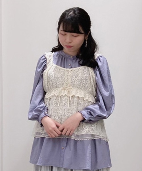 axes femme（アクシーズファム）の「チュール重ね2WAY