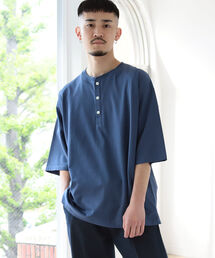 BEAMS | BEAMS / シルケット ヘンリーネック Tシャツ(Tシャツ/カットソー)