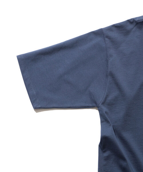 BEAMS（ビームス）の「BEAMS / シルケット ヘンリーネック Tシャツ（Tシャツ/カットソー・メンズ・ホワイト/ブルー系その他4・SMALL/MEDIUM/LARGE/X-LARGE）」の9枚目の写真