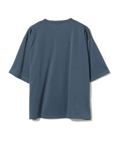 BEAMS（ビームス）の「BEAMS / シルケット ヘンリーネック Tシャツ（Tシャツ/カットソー・メンズ・ホワイト/ブルー系その他4・SMALL/MEDIUM/LARGE/X-LARGE）」の18枚目の写真