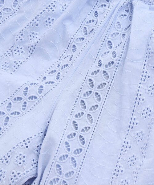 BREEZE（ブリーズ）の「レーススカンツ 7分丈（その他パンツ・キッズ・サックスブルー/オフホワイト・110/90/120/140/100/130）」の6枚目の写真