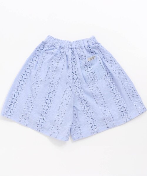 BREEZE（ブリーズ）の「レーススカンツ 7分丈（その他パンツ・キッズ・サックスブルー/オフホワイト・110/90/120/140/100/130）」の10枚目の写真