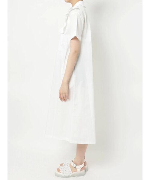merry jenny（メリージェニー）の「フリルシャツテントワンピース（ワンピース・レディース・オフホワイト/ブラック・FREE）」の15枚目の写真