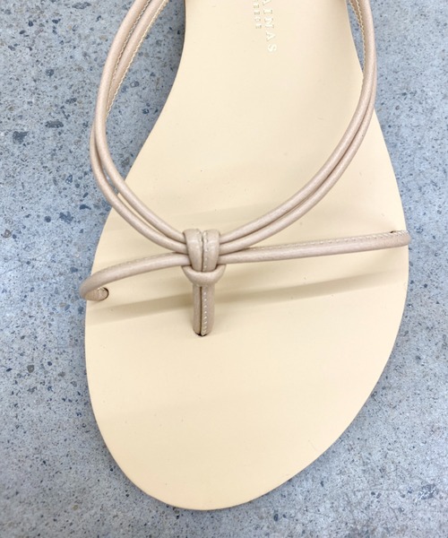 SHENERY（シーナリー）の「(NICOLAS LAINAS/ニコラスライナス) トングサンダル（サンダル・レディース・ブラック/ベージュ・38/36/37）」の10枚目の写真