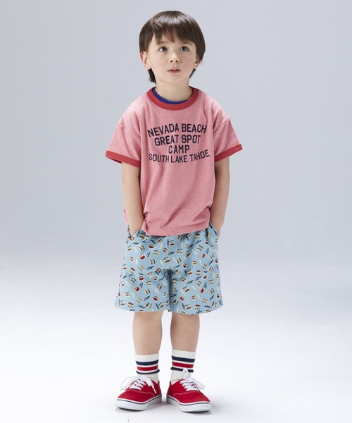 BIG FIELD（ビッグフィールド）の「ヴィンテージプリントショーツ（80～150cm）（その他パンツ・キッズ・ブラック/レッド/オフホワイト/グリーン/キナリ・90/100/110/120/80/130/95/140/150）」の18枚目の写真