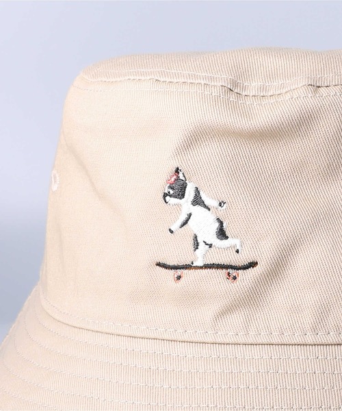 BACK NUMBER（バックナンバー）の「【BACK NUMBER】アニマル刺繍ハット（ハット・メンズ・ベージュ/カーキブラウン/ブラック・フリー）」の8枚目の写真