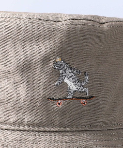BACK NUMBER（バックナンバー）の「【BACK NUMBER】アニマル刺繍ハット（ハット・メンズ・ベージュ/カーキブラウン/ブラック・フリー）」の11枚目の写真