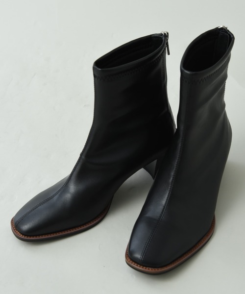 INTERPLANET(インタープラネット)の「ストレッチブーツ(ブーツ・レディース・オフホワイト/ブラック/ブラウン・23.0cm/24.0cm)」の1枚目の写真