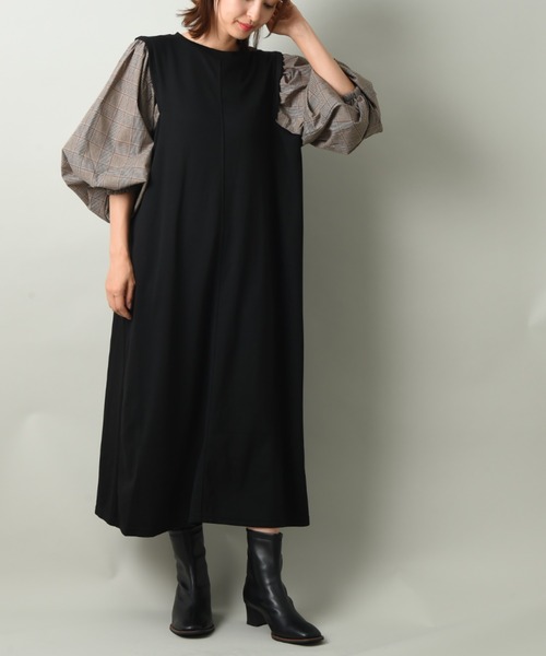 INTERPLANET(インタープラネット)の「ストレッチブーツ(ブーツ・レディース・オフホワイト/ブラック/ブラウン・23.0cm/24.0cm)」の7枚目の写真