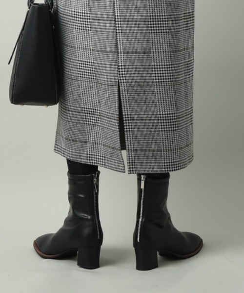 INTERPLANET(インタープラネット)の「ストレッチブーツ(ブーツ・レディース・オフホワイト/ブラック/ブラウン・23.0cm/24.0cm)」の6枚目の写真