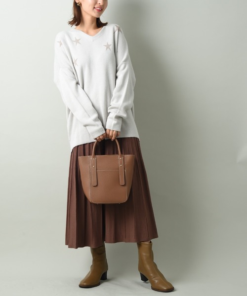 INTERPLANET(インタープラネット)の「ストレッチブーツ(ブーツ・レディース・オフホワイト/ブラック/ブラウン・23.0cm/24.0cm)」の20枚目の写真