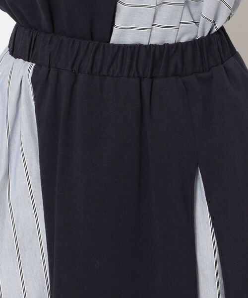 MARECHAL TERRE（マルシャルテル）の「MARECHAL TERRE（マルシャルテル）ストライプコンビネーションスカート（スカート・レディース・ネイビー・2）」の5枚目の写真