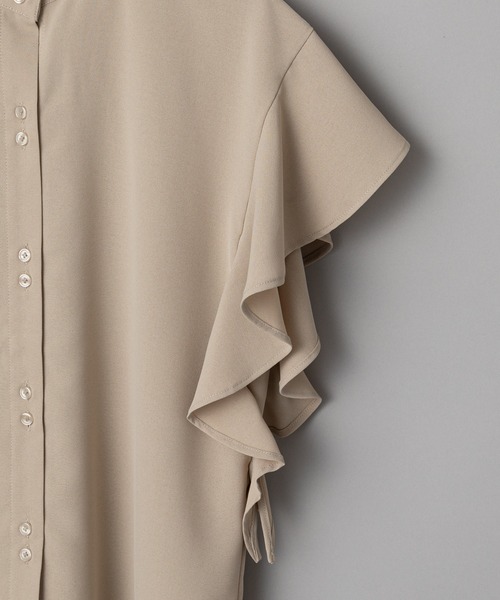 CIAOPANIC(チャオパニック)の「【SCENE by ciaopanic/シーン バイ チャオパニック】リネンライクブラウス+イージーパンツセットアップ/セットアイテム/WEB・一部店舗限定(セットアップ・レディース・ブラック/ベージュ・FREE)」の5枚目の写真