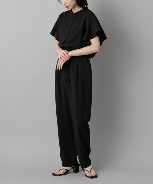 CIAOPANIC(チャオパニック)の「【SCENE by ciaopanic/シーン バイ チャオパニック】リネンライクブラウス+イージーパンツセットアップ/セットアイテム/WEB・一部店舗限定(セットアップ・レディース・ブラック/ベージュ・FREE)」の8枚目の写真