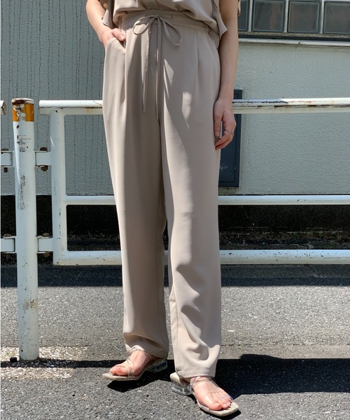 CIAOPANIC(チャオパニック)の「【SCENE by ciaopanic/シーン バイ チャオパニック】リネンライクブラウス+イージーパンツセットアップ/セットアイテム/WEB・一部店舗限定(セットアップ・レディース・ブラック/ベージュ・FREE)」の20枚目の写真