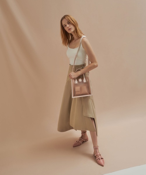 CHARLES & KEITH（チャールズ & キース）の「メッシュダブルハンドル トートバッグ / Mesh Double Handle Tote Bag（トートバッグ・レディース・ライトブルー/ブラック/オレンジ/ライトピンク・M）」の18枚目の写真