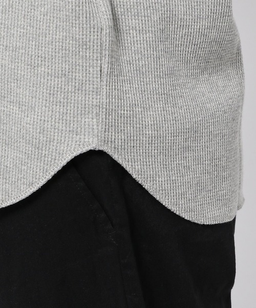 niko and...（ニコアンド）の「ラウンドヘムワッフルタンクトップ（タンクトップ・メンズ・オフホワイト/グレー/ブラック・MEDIUM/LARGE）」の11枚目の写真