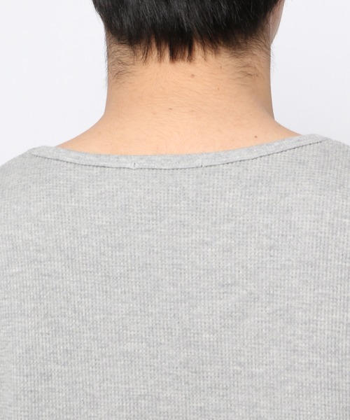 niko and...（ニコアンド）の「ラウンドヘムワッフルタンクトップ（タンクトップ・メンズ・オフホワイト/グレー/ブラック・MEDIUM/LARGE）」の7枚目の写真