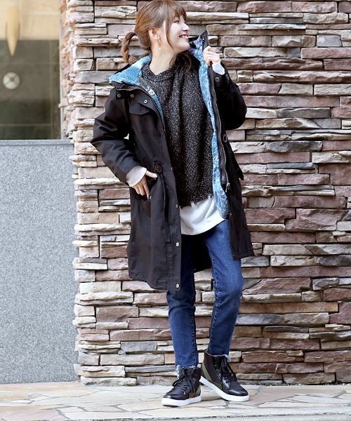 チチカカ（チチカカ）の「ブロークンメランジニット　プルオーバー（ニット/セーター・レディース・ブラック/ベージュ/ブラウン・FREE）」の8枚目の写真