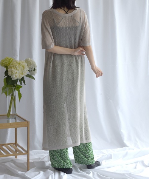 Alley by w closet（アリーバイダブルクローゼット）の「【Alley】フラワー柄ウエストゴムイージーパンツ（その他パンツ・レディース・ブラック/レッド/グリーン・FREE）」の9枚目の写真