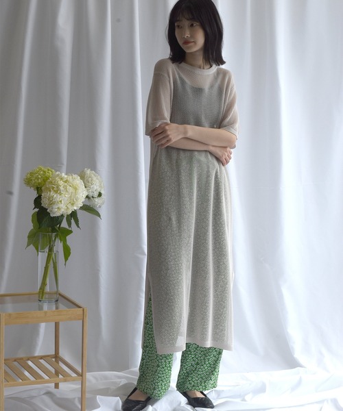 Alley by w closet（アリーバイダブルクローゼット）の「【Alley】フラワー柄ウエストゴムイージーパンツ（その他パンツ・レディース・ブラック/レッド/グリーン・FREE）」の13枚目の写真