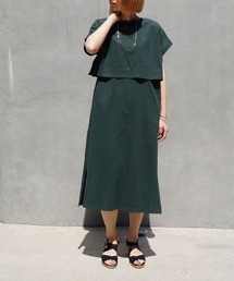 NICOLE white | ケープ＆ロングワンピース(ワンピース)