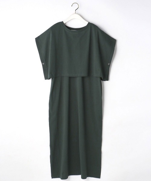 NICOLE white（ニコルホワイト）の「ケープ＆ロングワンピース（ワンピース・レディース・ライトグレー/ブルー/グリーン・FREE）」の19枚目の写真