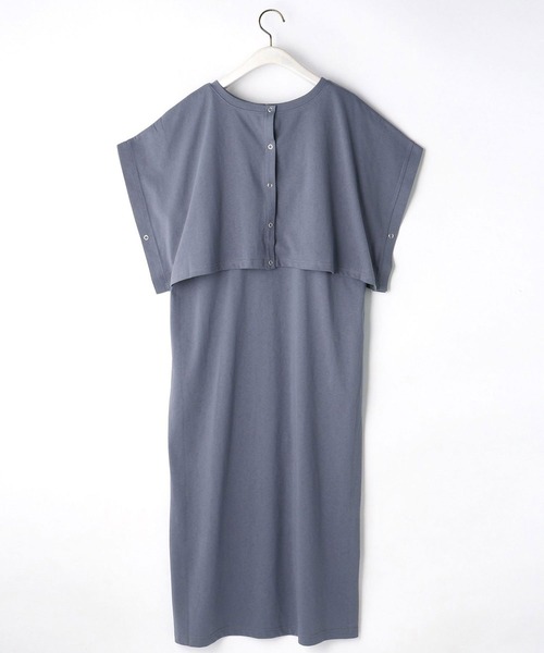 NICOLE white（ニコルホワイト）の「ケープ＆ロングワンピース（ワンピース・レディース・ライトグレー/ブルー/グリーン・FREE）」の16枚目の写真