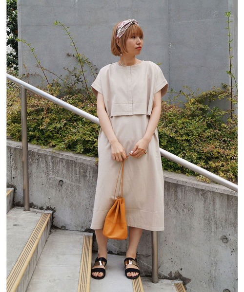 NICOLE white（ニコルホワイト）の「ケープ＆ロングワンピース（ワンピース・レディース・ライトグレー/ブルー/グリーン・FREE）」の11枚目の写真