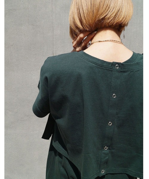 NICOLE white（ニコルホワイト）の「ケープ＆ロングワンピース（ワンピース・レディース・ライトグレー/ブルー/グリーン・FREE）」の5枚目の写真