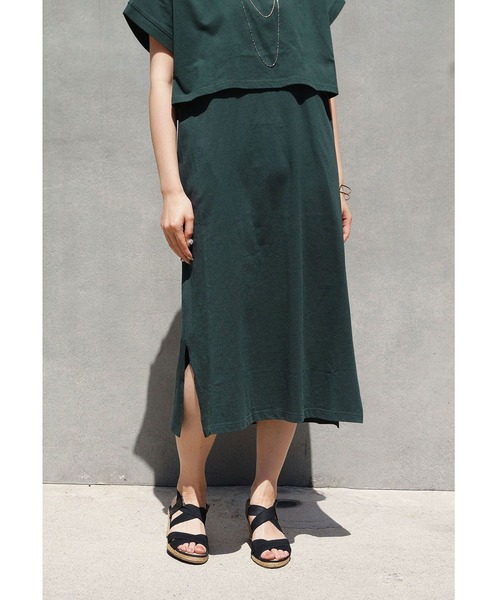 NICOLE white（ニコルホワイト）の「ケープ＆ロングワンピース（ワンピース・レディース・ライトグレー/ブルー/グリーン・FREE）」の15枚目の写真