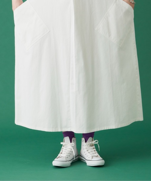 manana suerte（マニャーナスエルテ）の「コットンスキッパーワンピース***（ワンピース・レディース・ホワイト/ブラック・FREE）」の17枚目の写真