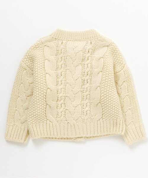 apres les cours（アプレレクール）の「ざっくりニットカーディガン（カーディガン/ボレロ・キッズ・オレンジ/アイボリー/ベージュ・90/120/140/100）」の10枚目の写真