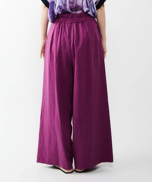 alcali（アルカリ）の「リボン付きタイパンツ（その他パンツ・レディース・ブラック/イエロー/ブラック系その他/グリーン・3/2）」の14枚目の写真