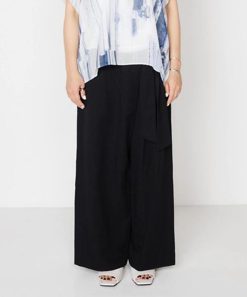 alcali（アルカリ）の「リボン付きタイパンツ（その他パンツ・レディース・ブラック/イエロー/ブラック系その他/グリーン・3/2）」の22枚目の写真