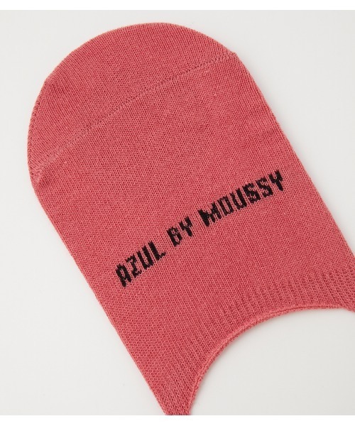 AZUL by moussy(アズールバイマウジー)の「AZUL BASIC SOCKS/AZULベーシックソックス(ソックス/靴下・メンズ・ブラック/ピンク/杢グレー・FREE)」の5枚目の写真