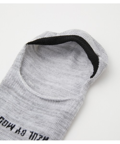 AZUL by moussy(アズールバイマウジー)の「AZUL BASIC SOCKS/AZULベーシックソックス(ソックス/靴下・メンズ・ブラック/ピンク/杢グレー・FREE)」の6枚目の写真