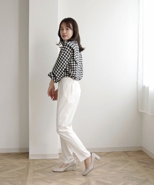 cheriella(シェリエラ)の「【TwentyThree】ギンガムパワショルブラウス(シャツ/ブラウス・レディース・ブラック×ホワイト/グレー×ホワイト・FREE)」の21枚目の写真