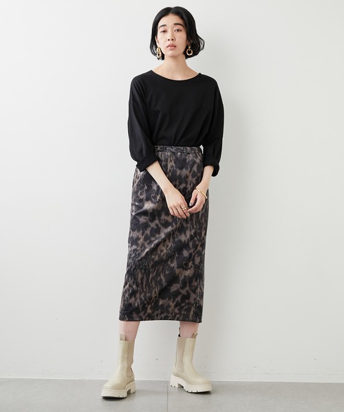 Whim Gazette ウィムガゼット カットソー ブラック Whim Gazette｜ウィムガゼットのTシャツ/カットソー（ブラック