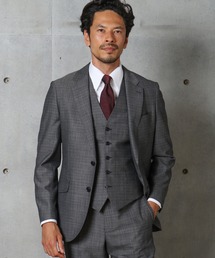 ツイルピンチェックセットアップスーツ