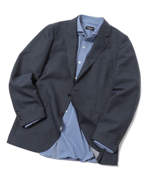 MEN'S BIGI（メンズビギ）の「ツイルピンチェックセットアップスーツ（セットアップ・メンズ・ブラック×ホワイト/ブラック×ブルー・01/02/03/04）」の17枚目の写真