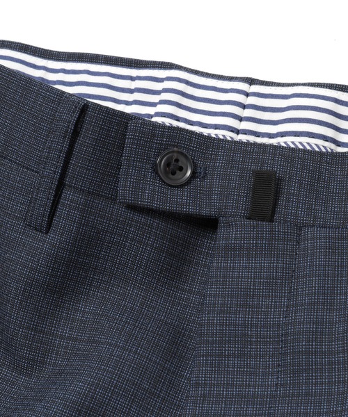 MEN'S BIGI（メンズビギ）の「ツイルピンチェックセットアップスーツ（セットアップ・メンズ・ブラック×ホワイト/ブラック×ブルー・01/02/03/04）」の19枚目の写真