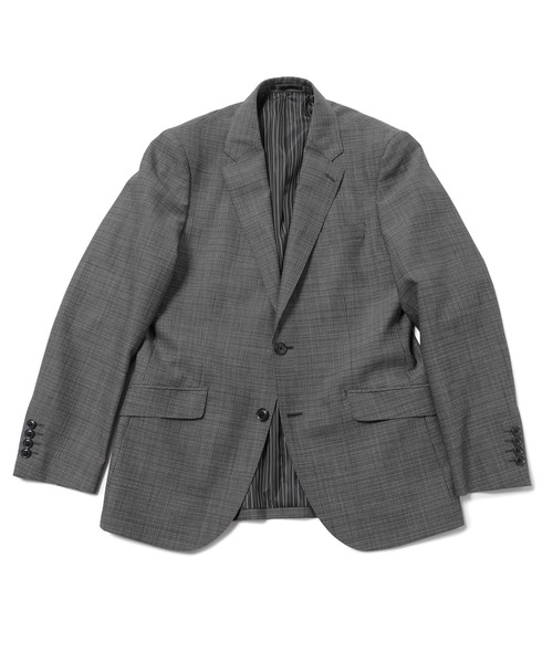 MEN'S BIGI（メンズビギ）の「ツイルピンチェックセットアップスーツ（セットアップ・メンズ・ブラック×ホワイト/ブラック×ブルー・01/02/03/04）」の3枚目の写真